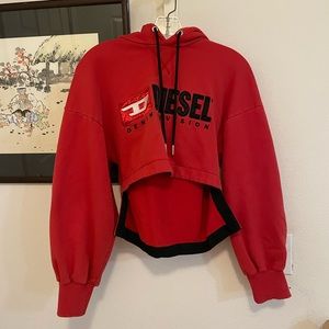 DIESEL Cropped Hoodie